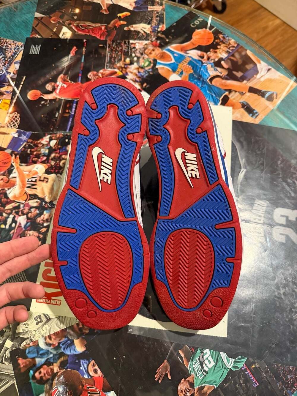 2003 Nike Air Alpha Force II Philly 76ers Charles Barkley Size 11.5 - Picture 6 of 8